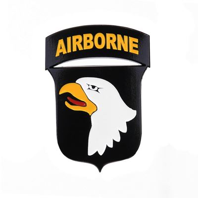 Znak kovový US 101st Airborne Division so samolepou