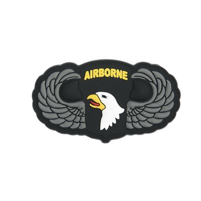 Nášivka 3D plastová 101st Airborne s krídlami