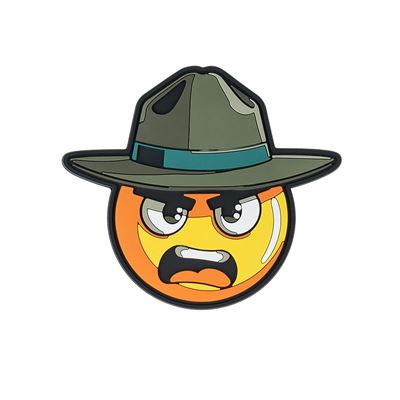 Nášivka 3D plastová DRILL SERGEANT velcro