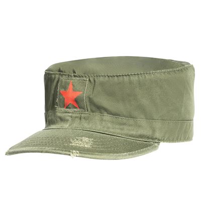 Čiapka VINTAGE FATIGUE RED STAR OLIV ROTHCO 4518 2