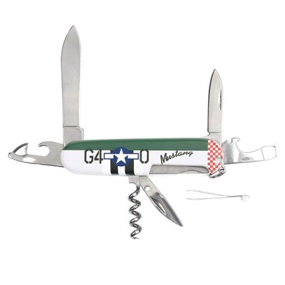 Nôž zatvárací P-51 MUSTANG multifunkčný