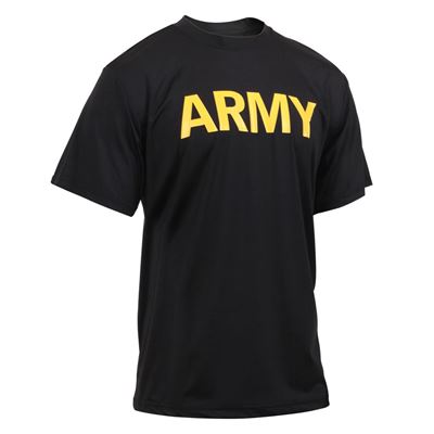 Tričko s nápisom ARMY ČIERNE