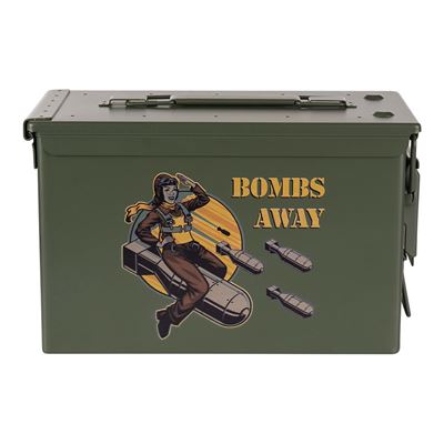 Debna na muníciu CAL.50 Bombs Away ZELENÁ