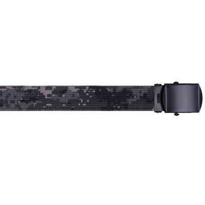 Opasok US nohavicový s čiernou sponou URBAN DIGITAL dl. 135 cm
