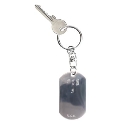 Prívesok na kľúče MARINES STRIEBORNÝ ROTHCO 4783 3