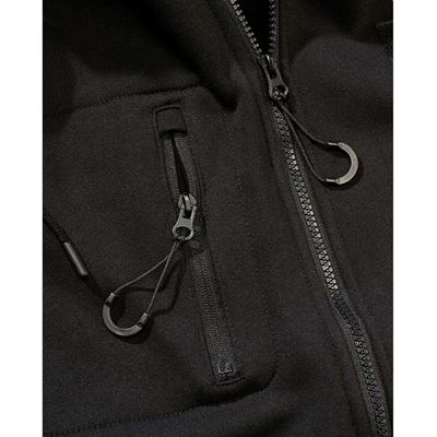 Taktická mikina na zips s kapucňou Tactical Sweat Jacket ČIERNA BRANDIT 5033-11002 3