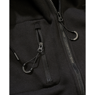 Taktická mikina na zips s kapucňou Tactical Sweat Jacket ČIERNA BRANDIT 5033-11002 2