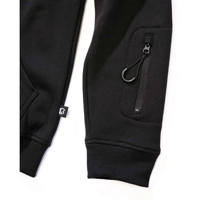 Taktická mikina na zips s kapucňou Tactical Sweat Jacket ČIERNA BRANDIT 5033-11002 4