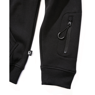 Taktická mikina na zips s kapucňou Tactical Sweat Jacket ČIERNA BRANDIT 5033-11002 3