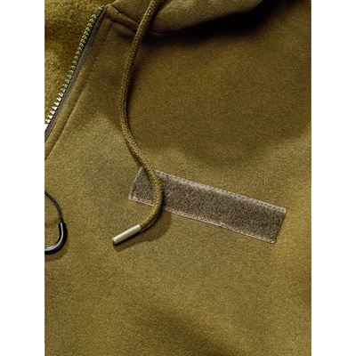 Taktická mikina na zips s kapucňou Tactical Sweat Jacket ZELENÁ BRANDIT 5033-15001 2