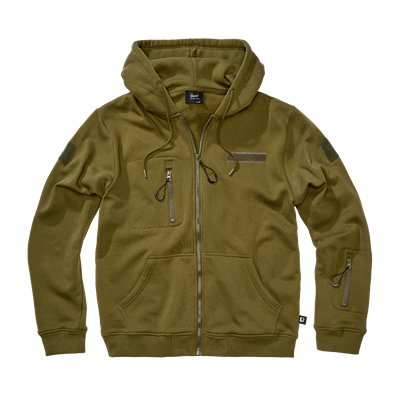 Taktická mikina na zips s kapucňou Tactical Sweat Jacket ZELENÁ