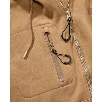 Taktická mikina na zips s kapucňou Tactical Sweat Jacket COYOTE BRANDIT 5033-20070 3