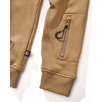 Taktická mikina na zips s kapucňou Tactical Sweat Jacket COYOTE BRANDIT 5033-20070 4