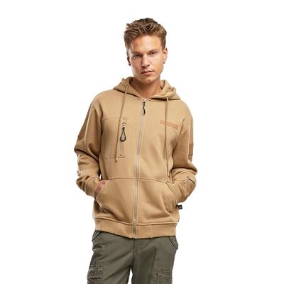 Taktická mikina na zips s kapucňou Tactical Sweat Jacket COYOTE BRANDIT 5033-20070 2