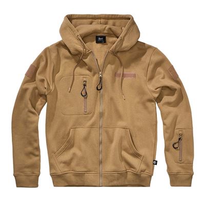 Taktická mikina na zips s kapucňou Tactical Sweat Jacket COYOTE