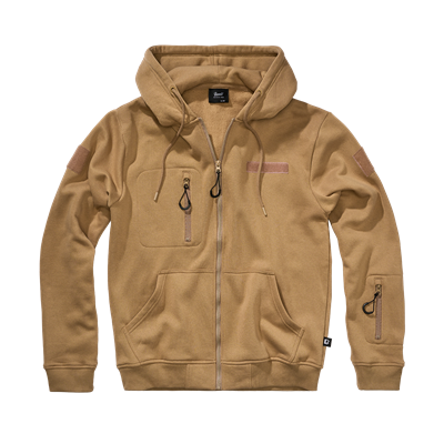 Taktická mikina na zips s kapucňou Tactical Sweat Jacket COYOTE