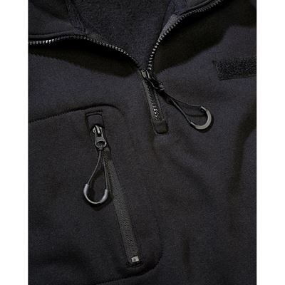Taktická mikina s ¾ zipsom Tactical Sweat Troyer ČIERNA BRANDIT 5034-11002 4
