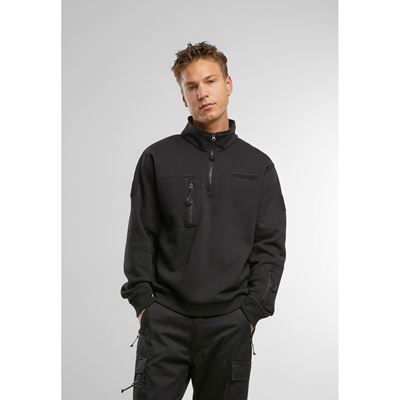 Taktická mikina s ¾ zipsom Tactical Sweat Troyer ČIERNA BRANDIT 5034-11002 3