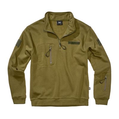 Taktická mikina s ¾ zipsom Tactical Sweat Troyer ZELENÁ