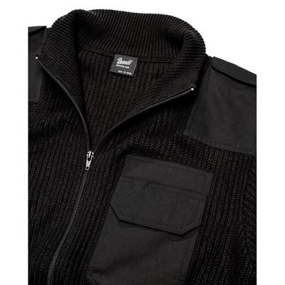 Sveter BW CARDIGAN ČIERNY BRANDIT 5039-11002 2