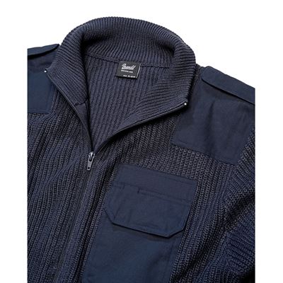 Sveter BW CARDIGAN MODRÝ BRANDIT 5039-14008 2