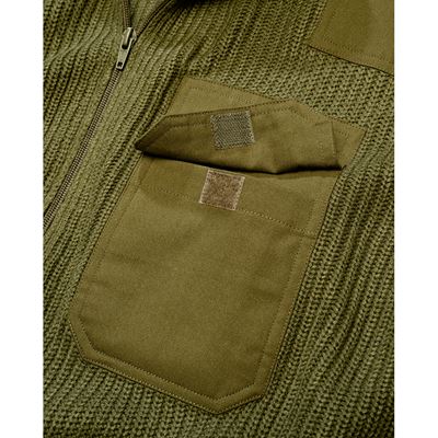 Sveter BW CARDIGAN ZELENÝ BRANDIT 5039-15001 5