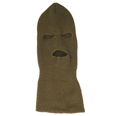 Kukla s 3 otvormi pletená COYOTE BROWN ROTHCO 5439 5