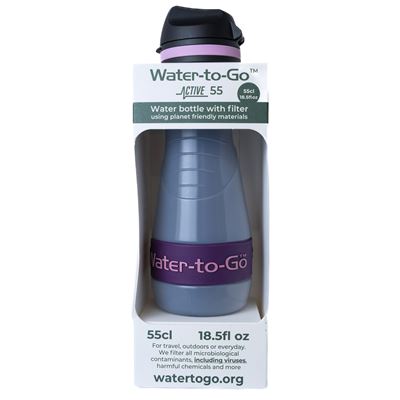 Filtračná fľaša ECO ACTIVE 55cl FIALOVÁ