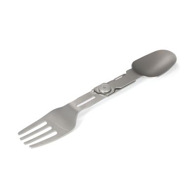 Skladateľná lyžica s vidličkou s karabínou Spork Compact TITANIUM Origin Outdoors 562088 2