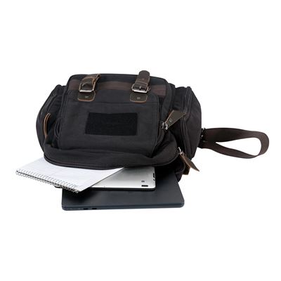 Batoh SLING VINTAGE cez jedno rameno plátený ČIERNÝ ROTHCO 59680 3