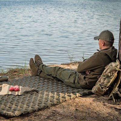 Dvojitá nafukovacia karimatka Sleeping Pad 195 × 120 × 5 ZELENÁ M-TAC 60019001 7