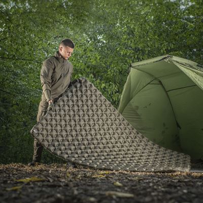 Dvojitá nafukovacia karimatka Sleeping Pad 195 × 120 × 5 ZELENÁ M-TAC 60019001 6