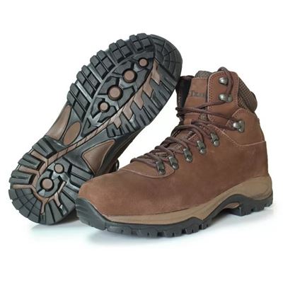 Topánky OUTDOOR CNL kožené HNEDÉ