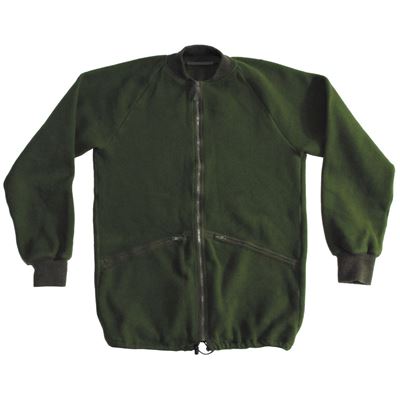 Bunda fleece britská OLIV použitá