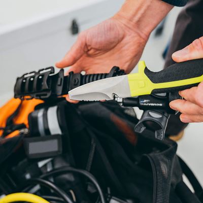 Nôž TANU™ s adaptérom B.C.D. ZELENÝ GEAR AID® 62075 3
