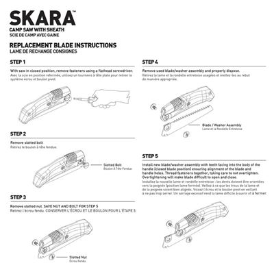 Skladací pilka Camp SKARA™ GEAR AID® 63050 8