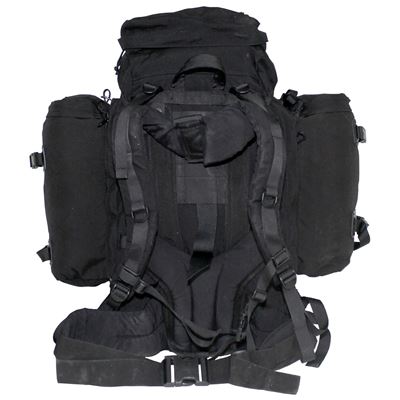 Batoh holandský MODULAR ČIERNY vrátane bočných vreciek použitý