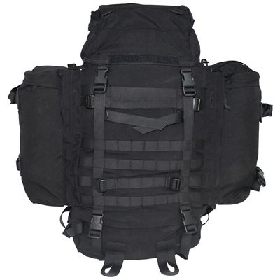 Batoh holandský MODULAR ČIERNY vrátane bočných vreciek použitý
