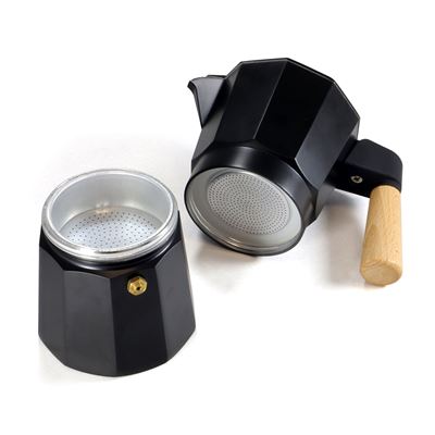Kanvička moka BELLANAPOLI na 6 šálok ČIERNA Origin Outdoors 633030 3