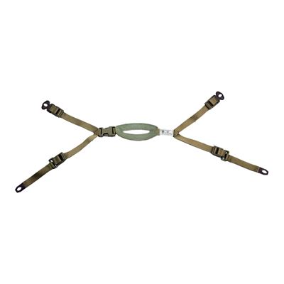 Podbradník k prilbe M96 KHAKI Armáda Dánska 700602 2