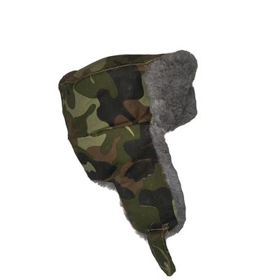 Rumunská maskovaná čiapka s ušnicami M90 MOZAIC LEAF