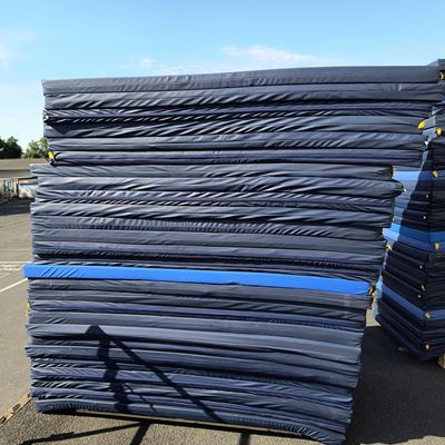 Matrac molitonavý odpočinkový s poťahom 200 x 90 x 7,5 cm MODRÝ použitý