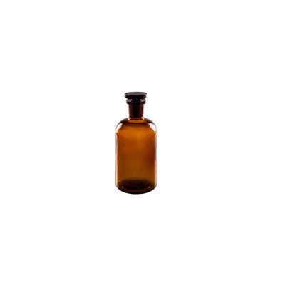 Fľaša sklenená s brúseným hrdlom 150 ml HNEDÁ