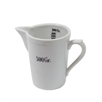 Odmerka porcelánová lekárenská 500 ml