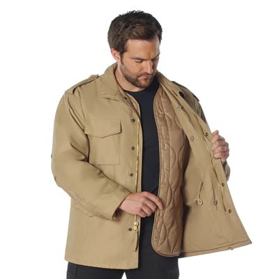 Bunda US M65 s vložkou KHAKI ROTHCO 8254 4