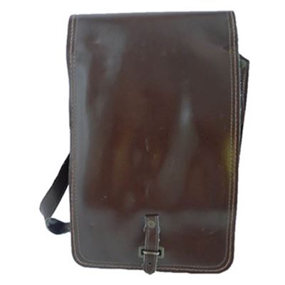 Taška na dokumenty AČR, koženka, priechodná pracka, HNEDÁ