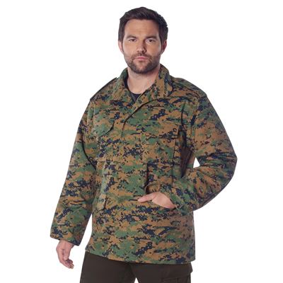 Bunda US M65 s vložkou DIGITAL WOODLAND