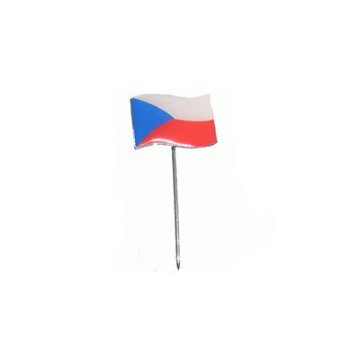Odznak vlajúce štátna vlajka ČR farebná na špendlíka