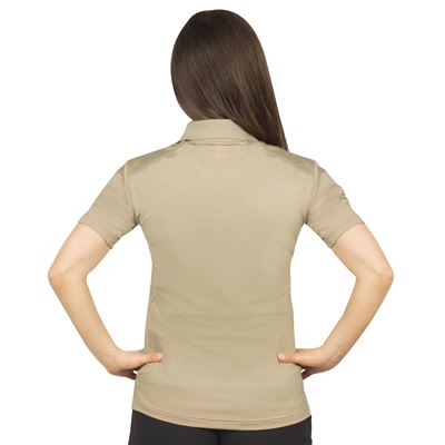 Polokošeľa dámska TACTICAL PERFORMANCE s krátkym rukávom SILVER TAN ROTHCO 88320 6