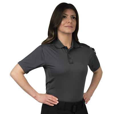 Polokošeľa dámska TACTICAL PERFORMANCE s krátkym rukávom CHARCOAL SIVÁ ROTHCO 88340 2